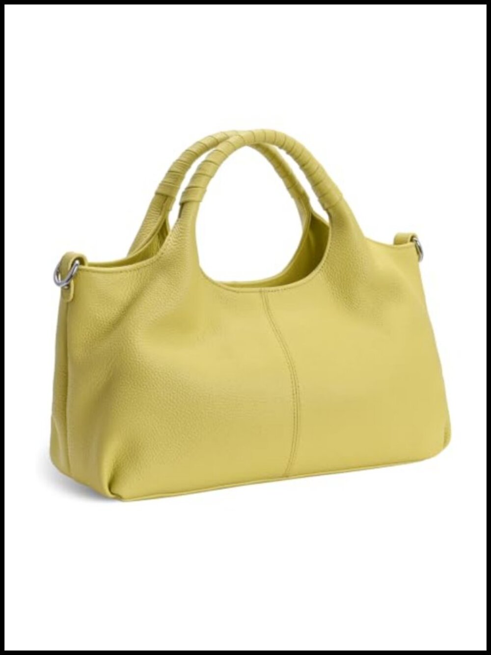 Genuine Leather Satchel Crossbody Shoulder Bag Hobo Tote Handbag